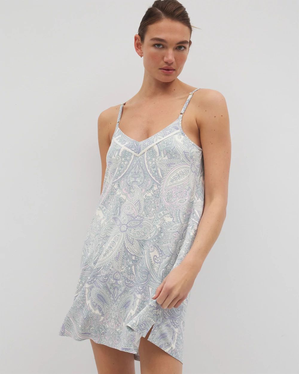 Cool Nights Chemise with Piping