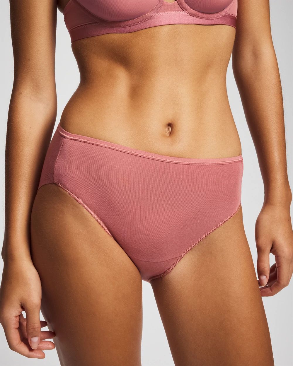 Vanishing Edge Cotton High Leg Panty