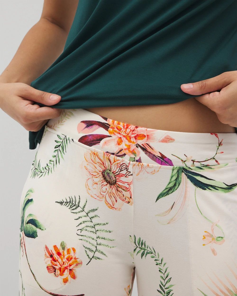 Cool Nights Packaged Short-Sleeve Pant Pajama Set