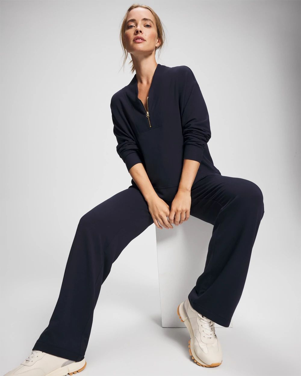 Ultrasoft Fleece Quarter Zip Sweatshirt click to view larger image.