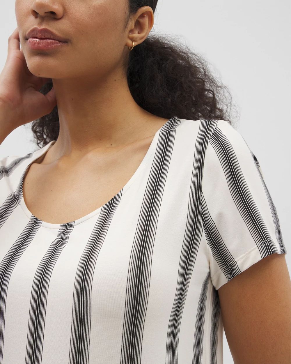 Cool Nights Short Sleeve Scoop Neck Sleepshirt