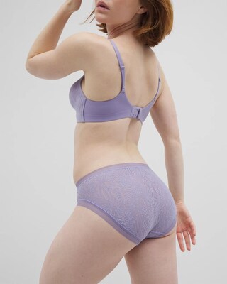 Soma High-Leg Panty with Stretch Lace click to view larger image.