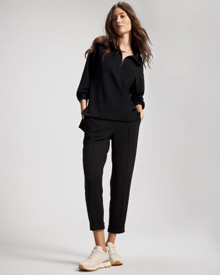 Modern Modal Quarter Zip Sweatshirt click to view larger image.