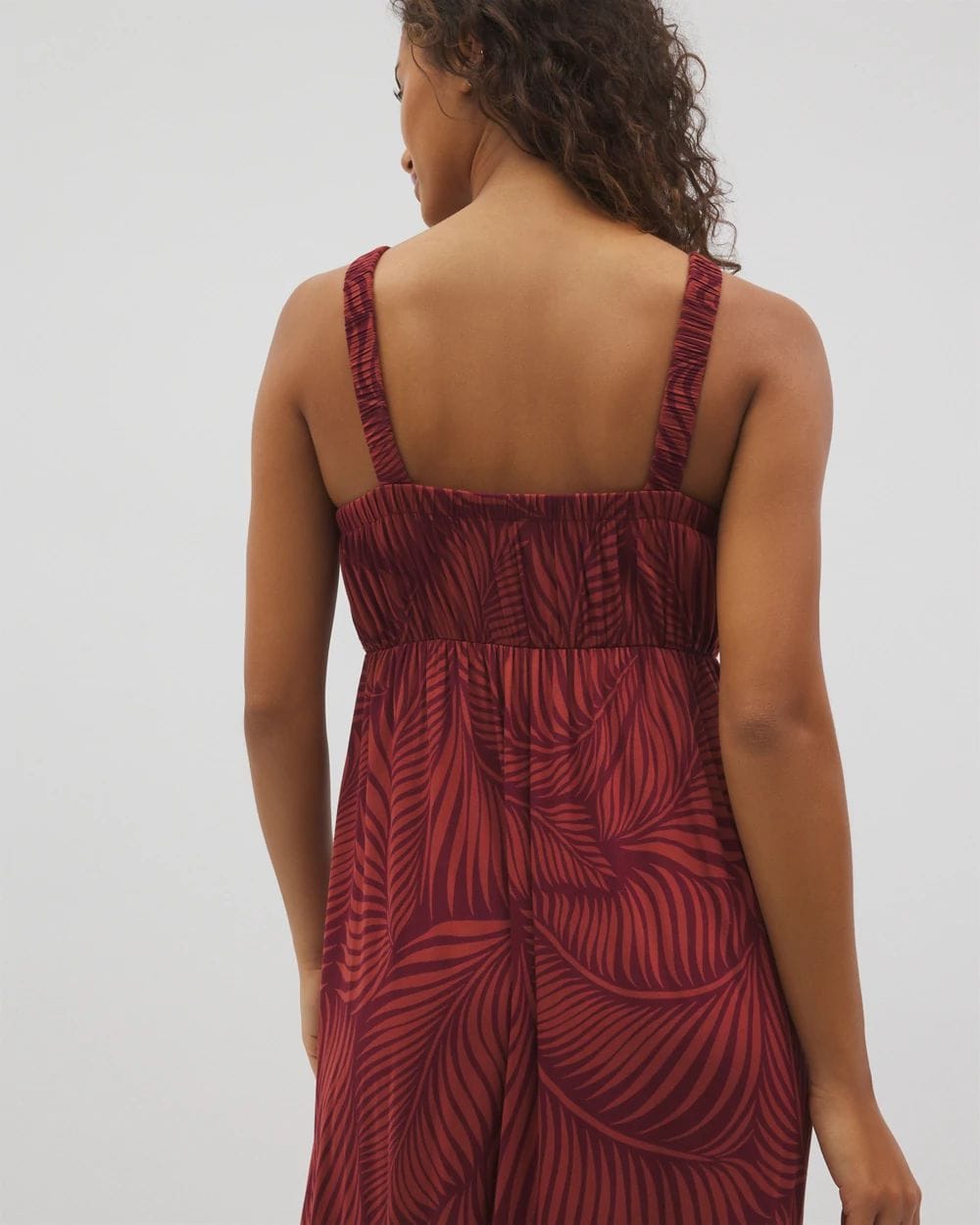 Soft Jersey Cabana Midi Bra Dress