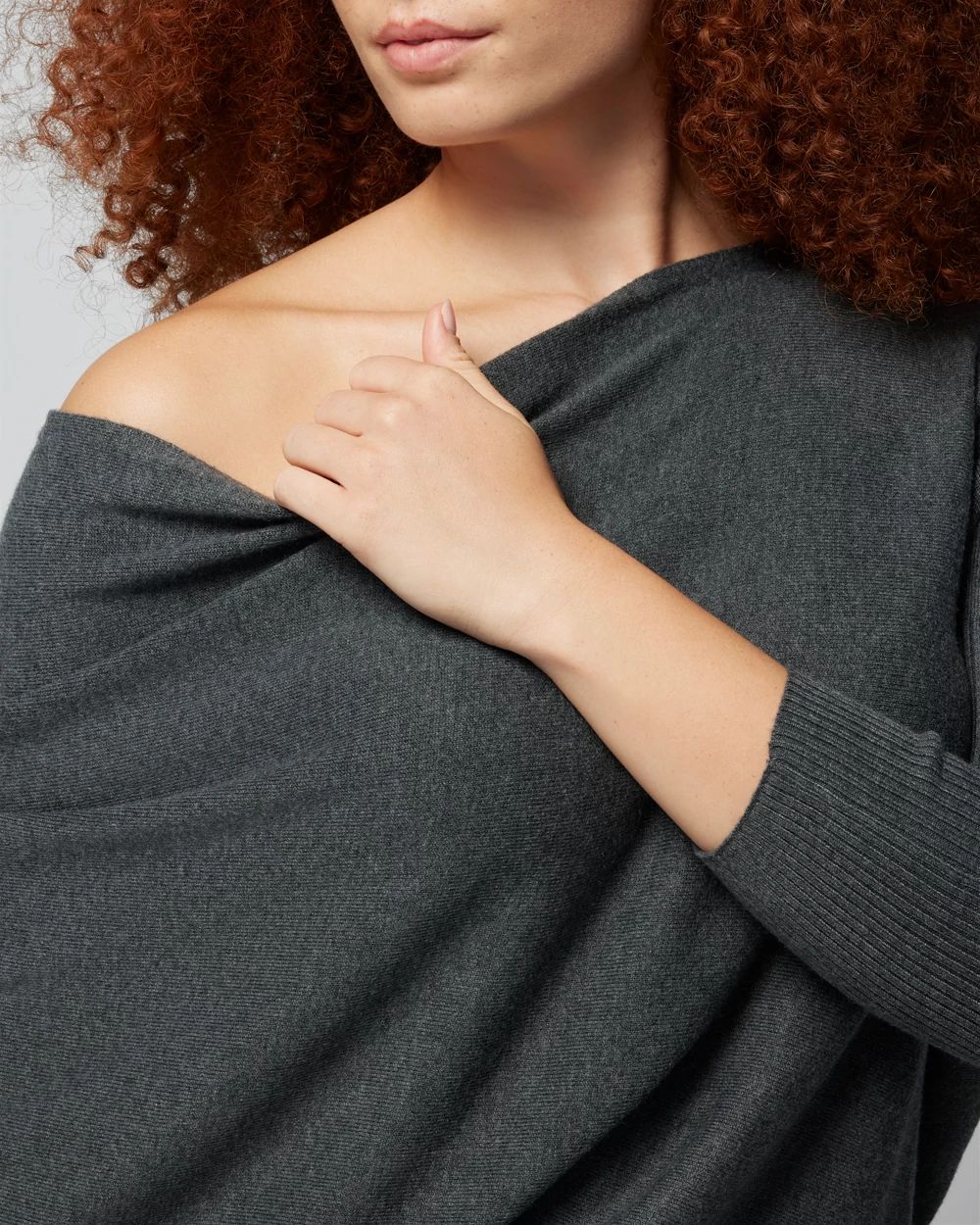 Off-The-Shoulder Sweater click to view larger image.