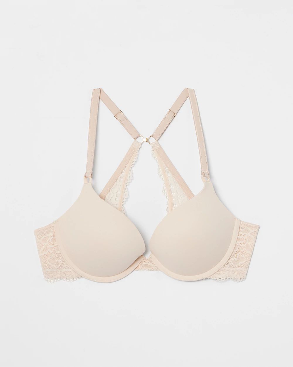 Embraceable Push-Up Plunge Bra with Lace
