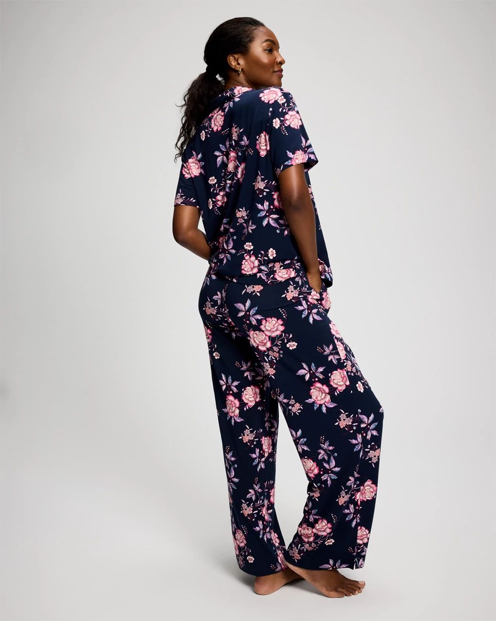 Printed Pajama Pants click to view larger image.
