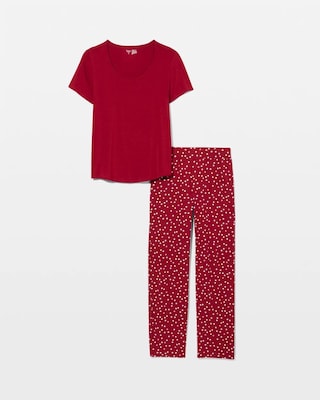 Packaged Short-Sleeve Pant Pajama Set click to view larger image.