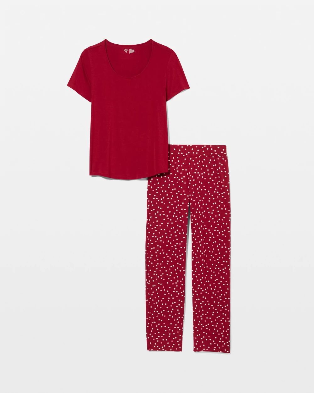 Packaged Short-Sleeve Pant Pajama Set click to view larger image.