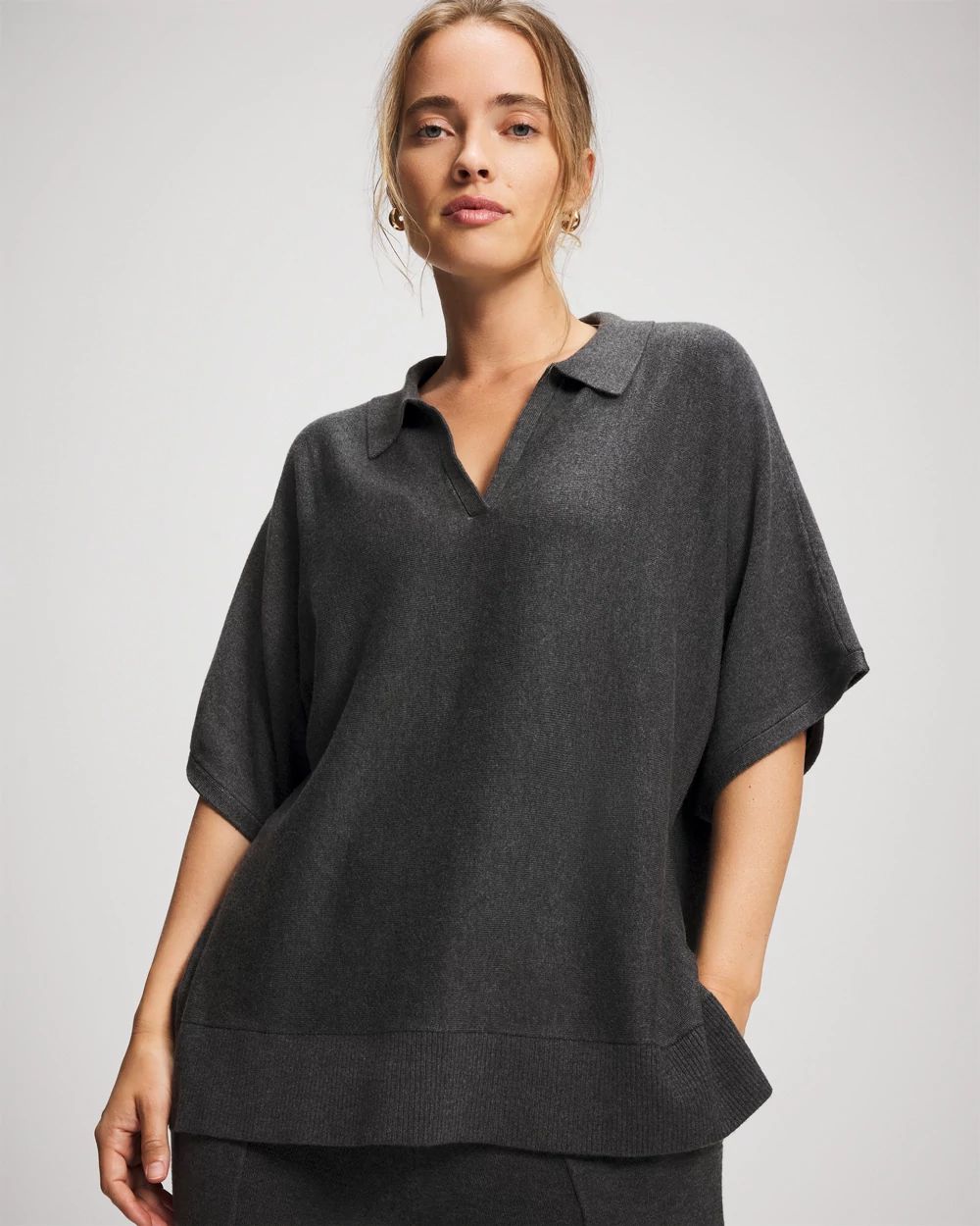 Premier Knit Collared Top