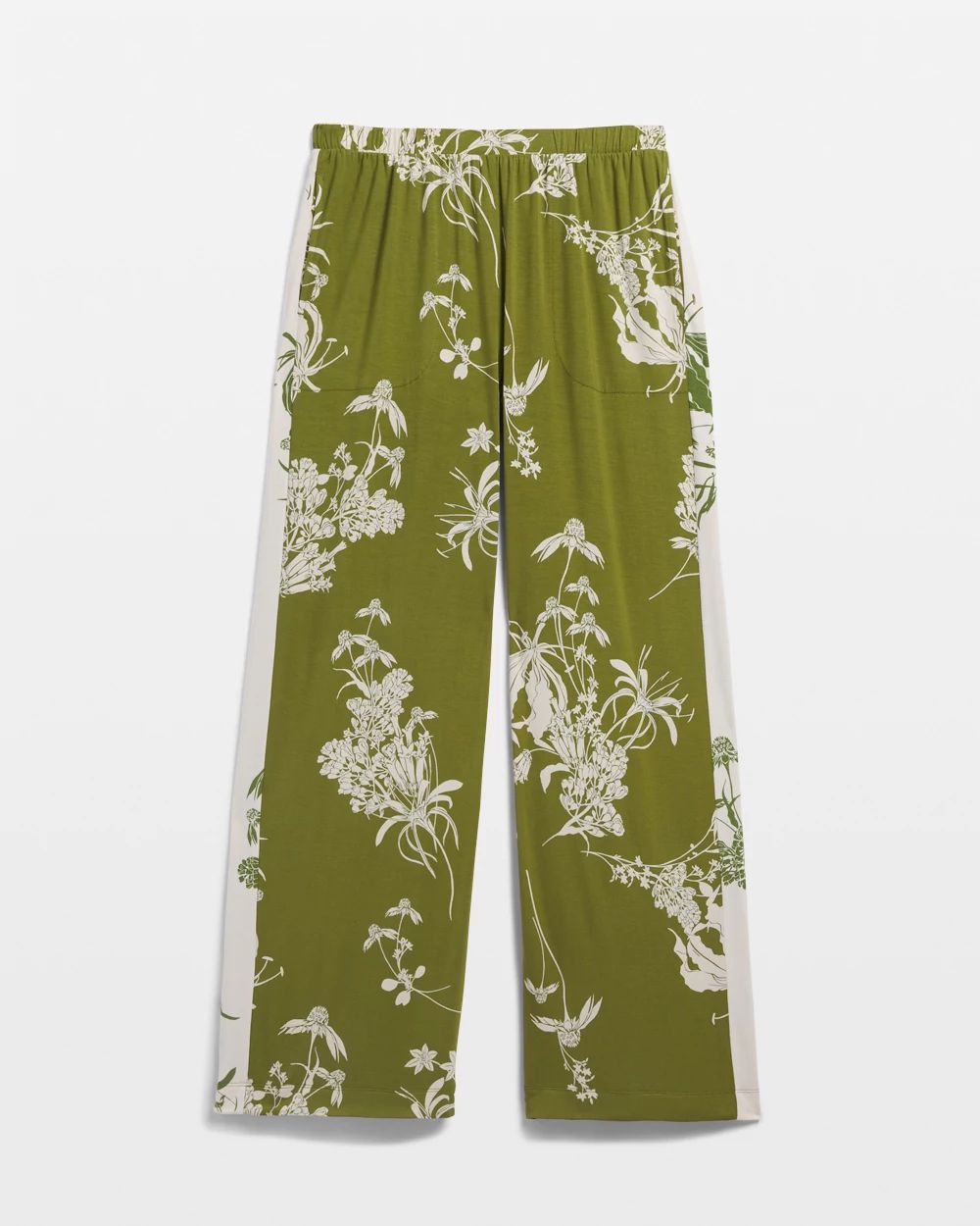 Cool Nights Wide-Leg Ankle Pajama Pants