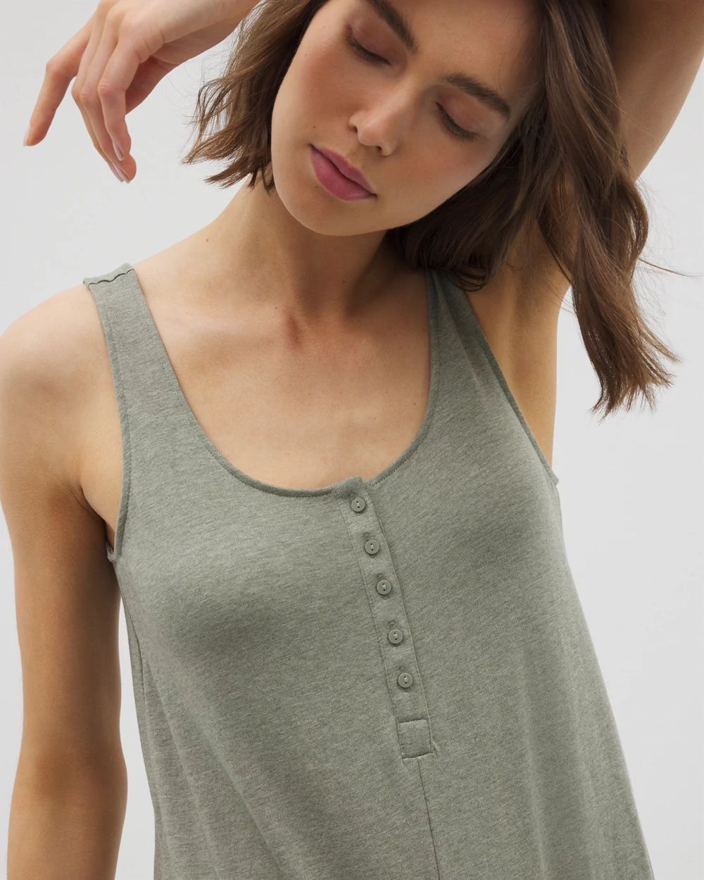 Most Loved Cotton Henley Jumpsuit
