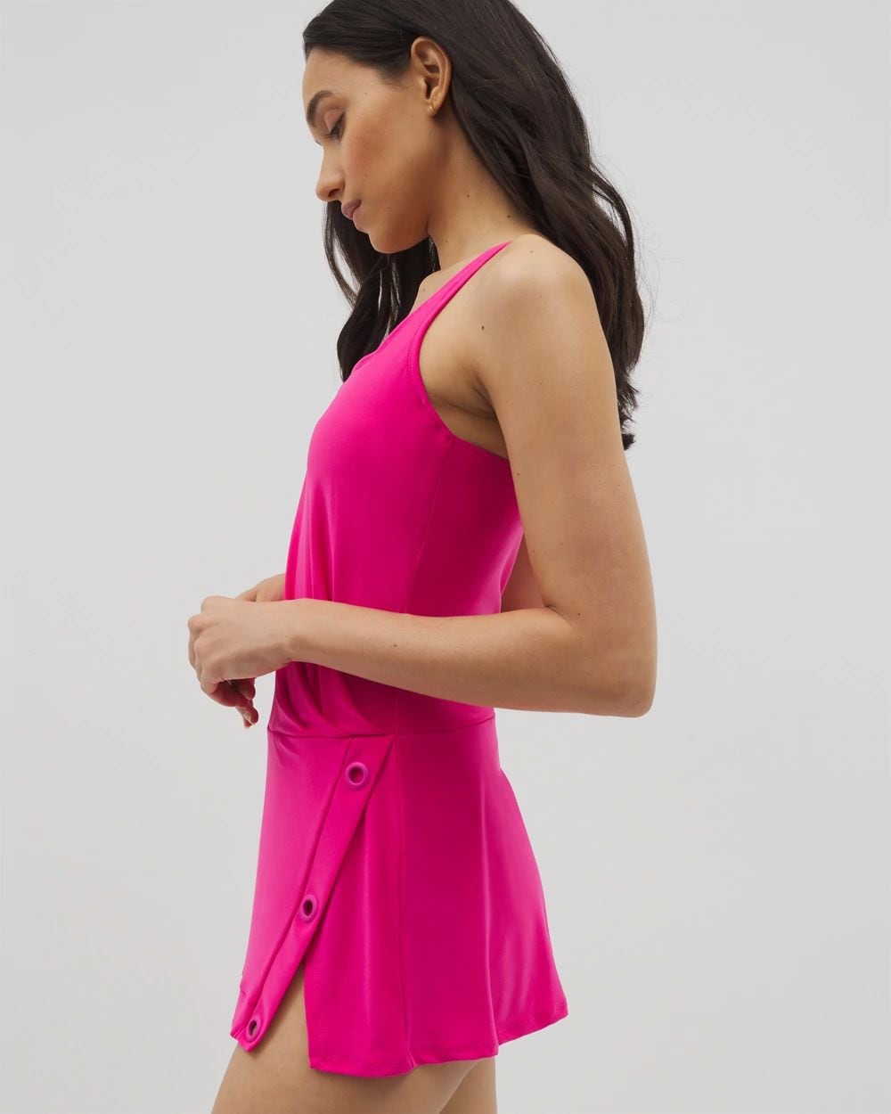 Beyond Control Grommets Swim Dress