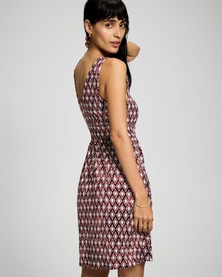 Soft Jersey V-Neck Short Bra Dress click to view larger image.