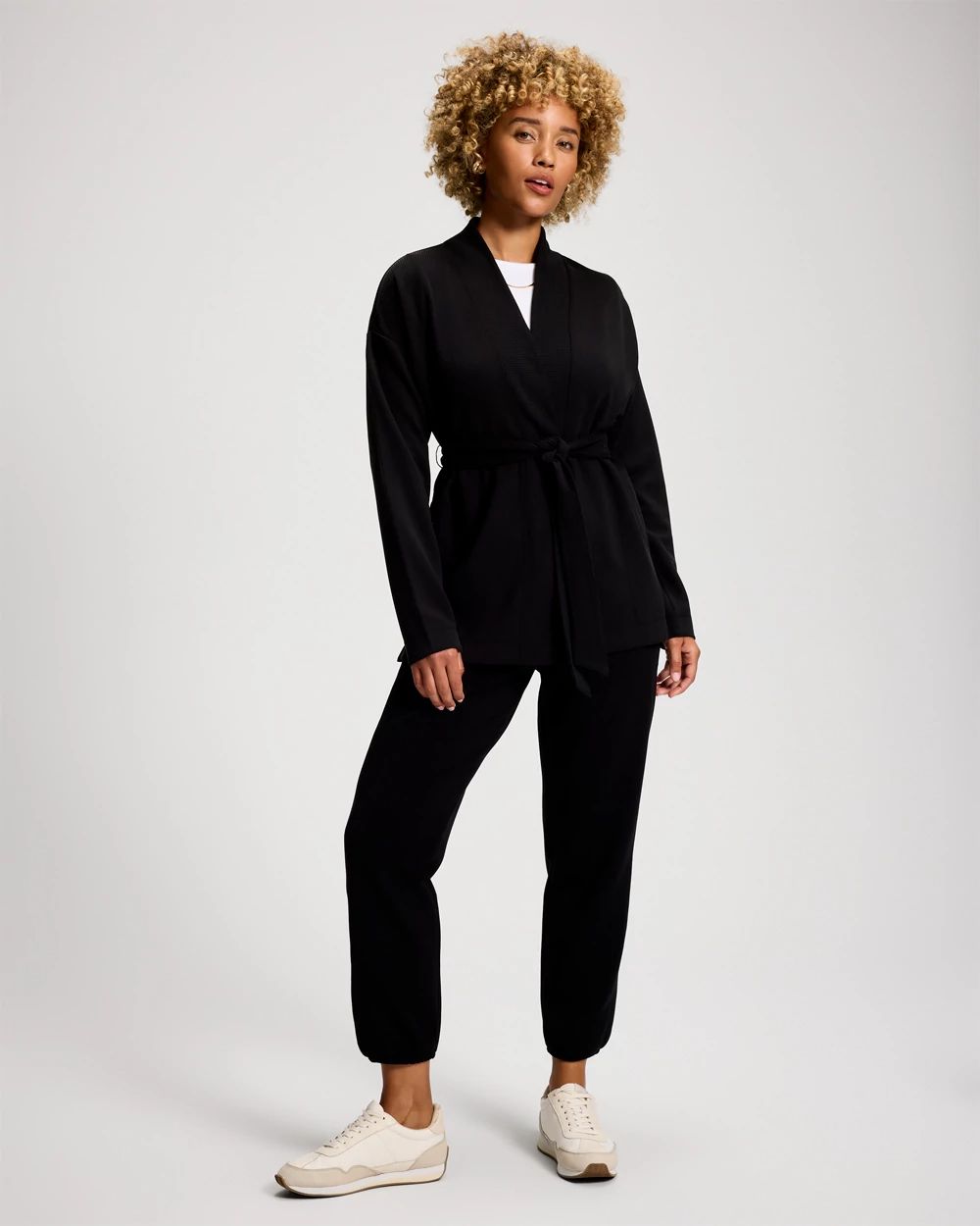 Modern Modal Relaxed Belted Wrap click to view larger image.