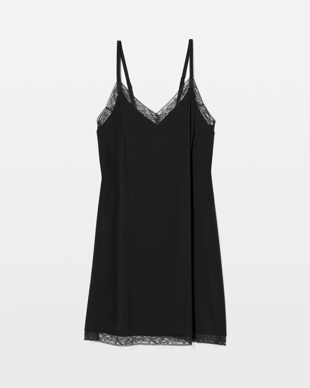 Cool Nights Lace Trim Chemise