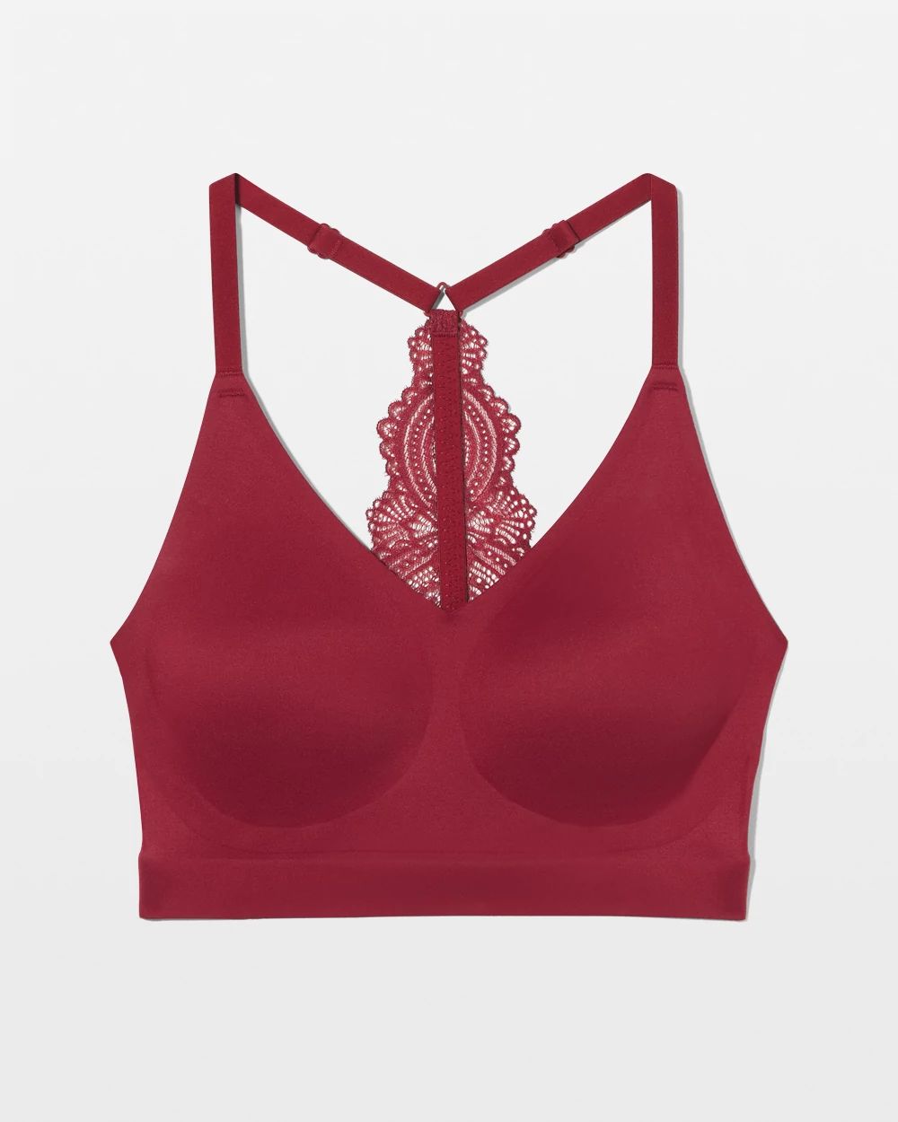 Racerback Bralette with Lace Back click to view larger image.