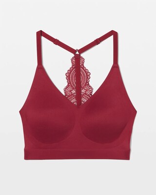 Racerback Bralette with Lace Back click to view larger image.