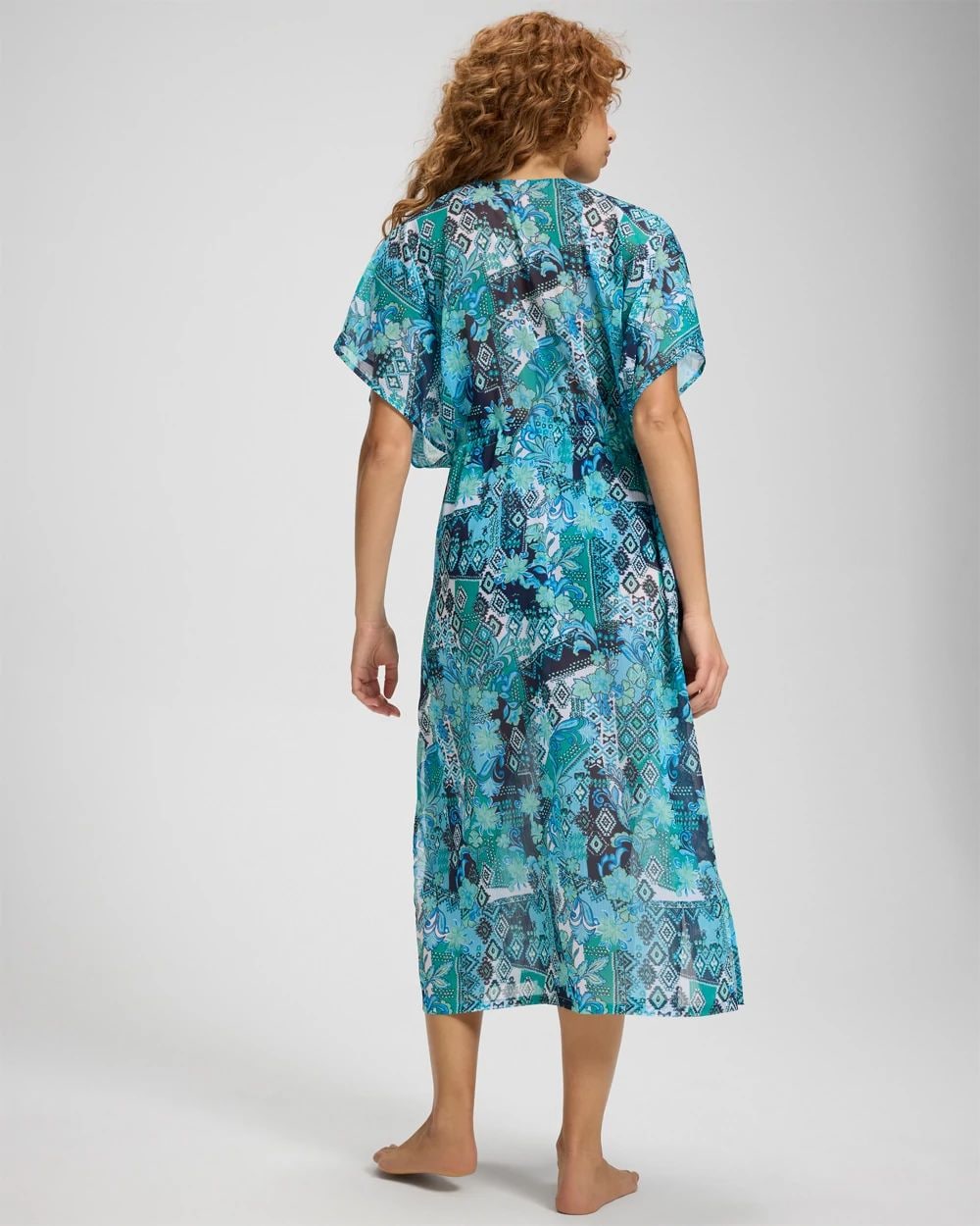Beyond Control Gold Standard Long Swim Cover Up Dress