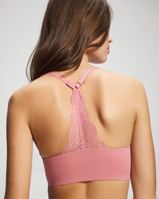 Racerback Bralette with Lace Back click to view larger image.