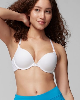 Push-Up Plunge Bra with Lace