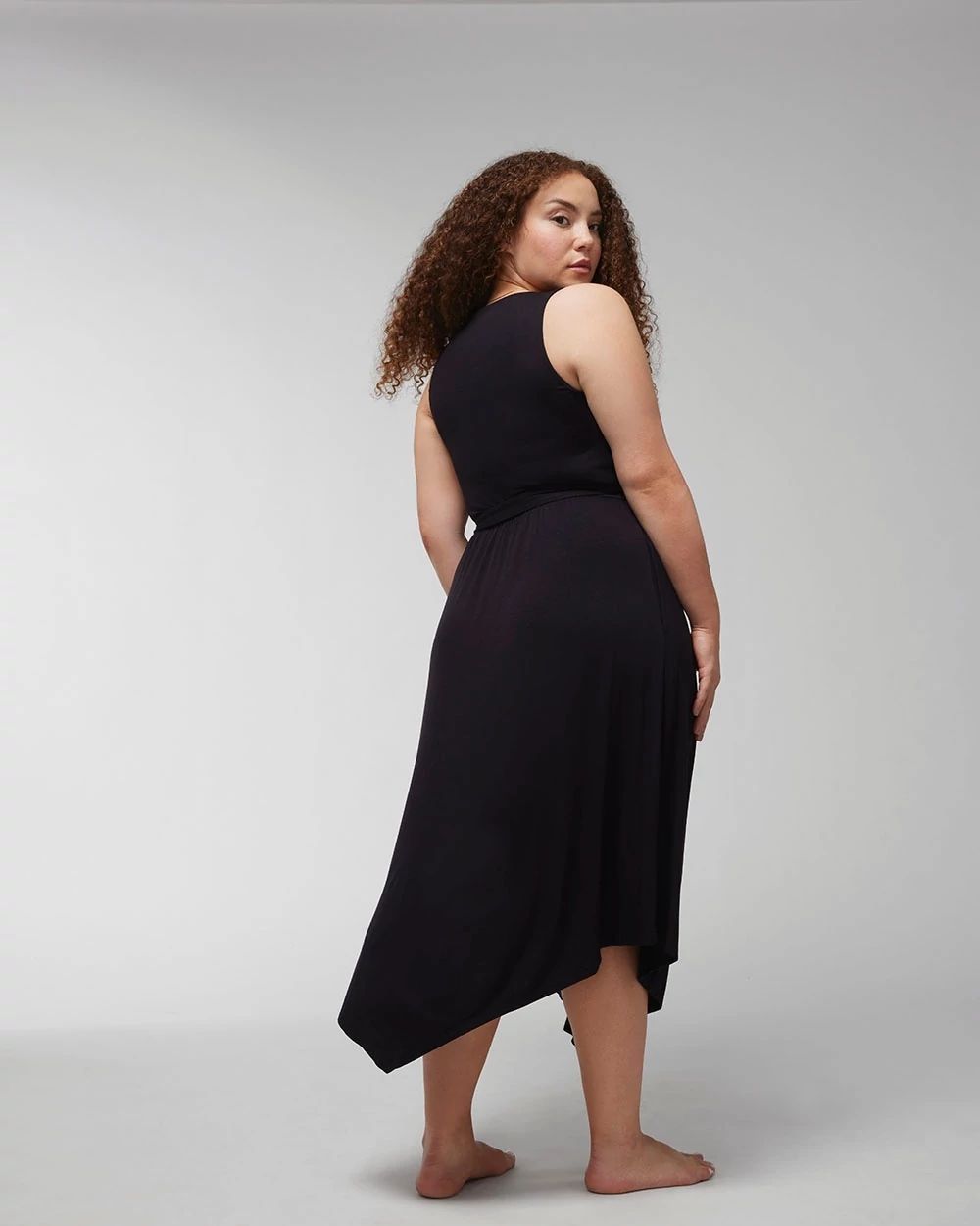 Soft Jersey Handkerchief Bra Dress