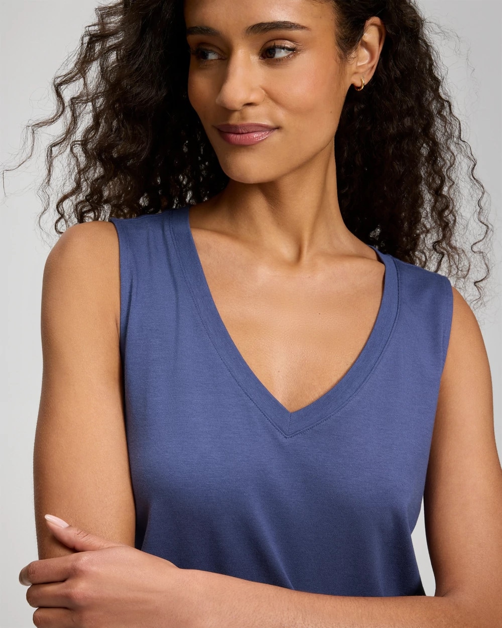Scoop Neck Relaxed Fit Pajama Tank