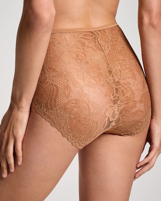 Lace Back Modern Brief Panty