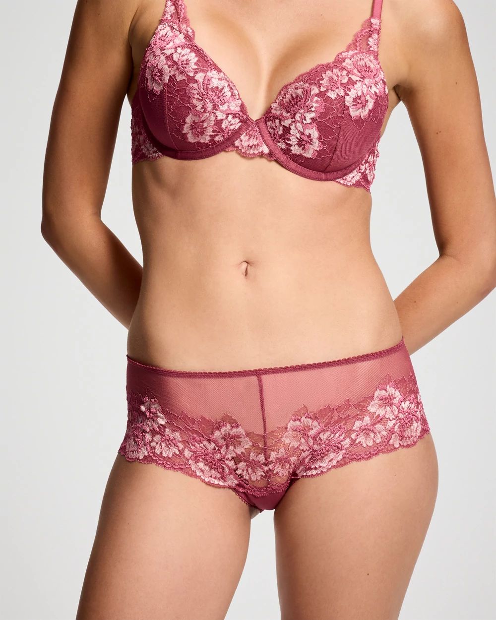 Romantic Lace Hipster Panty click to view larger image.
