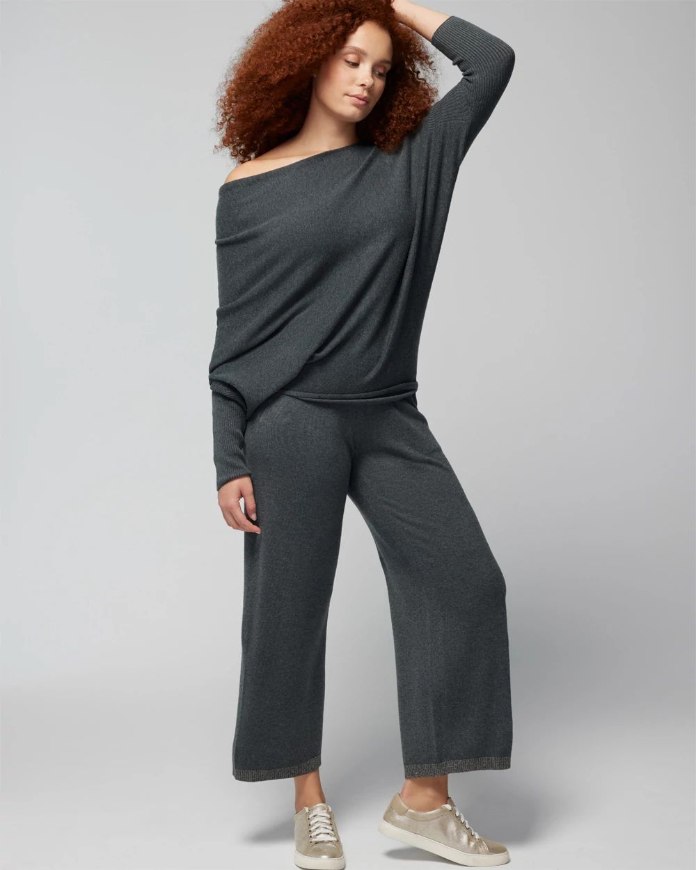 Off-The-Shoulder Sweater click to view larger image.