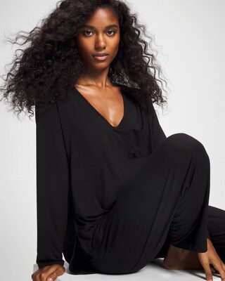 Long Sleeve Pajama Tee click to view larger image.