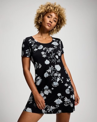 Short Sleeve Scoop Neck Sleepshirt