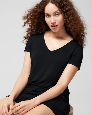 Short Sleeve Pajama Tee click to view larger image.