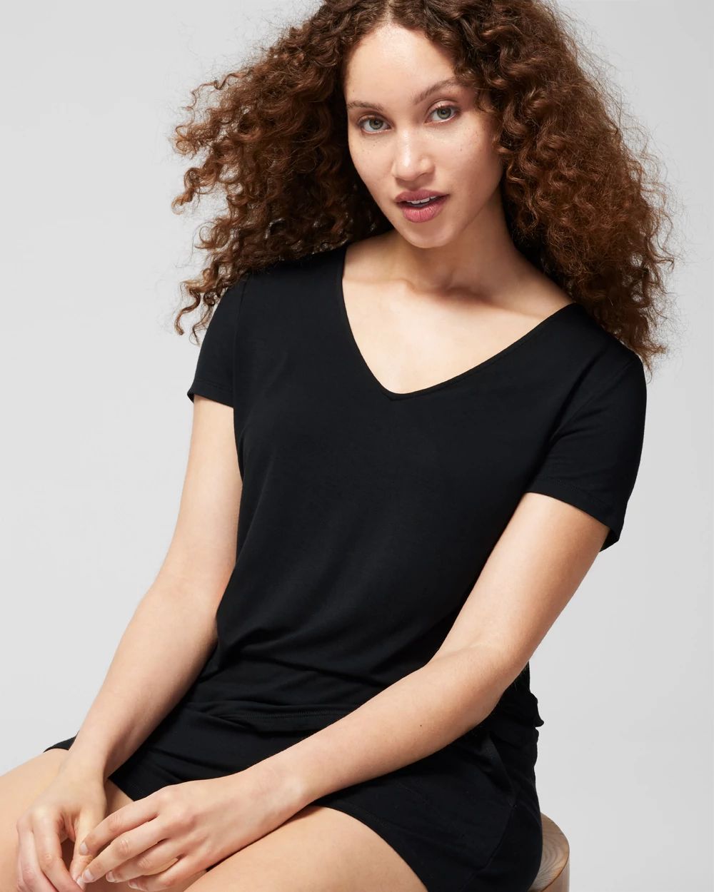 Short Sleeve Pajama Tee click to view larger image.