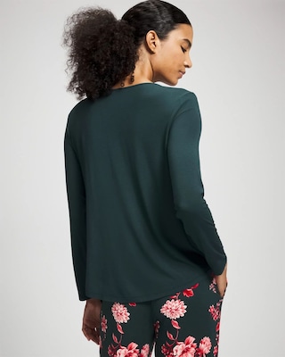 Classic Long Sleeve Pajama Top click to view larger image.