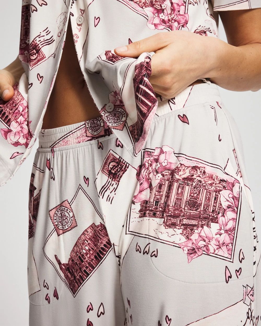 Cool Nights Cropped Pajama Pants