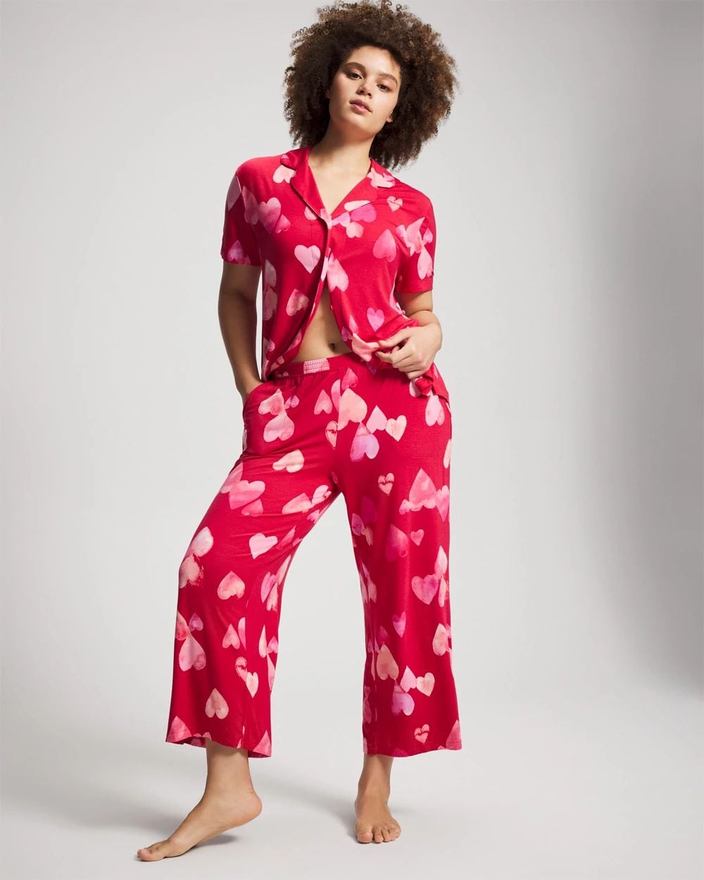 Cool Nights Cropped Pajama Pants