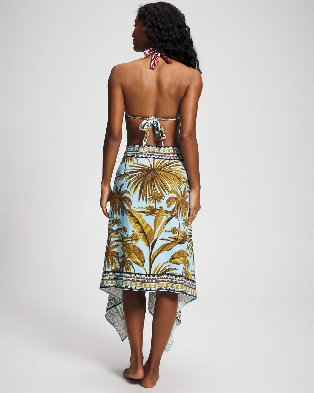 Bleu Rod Beattie White Lotus Pareo Cover Up