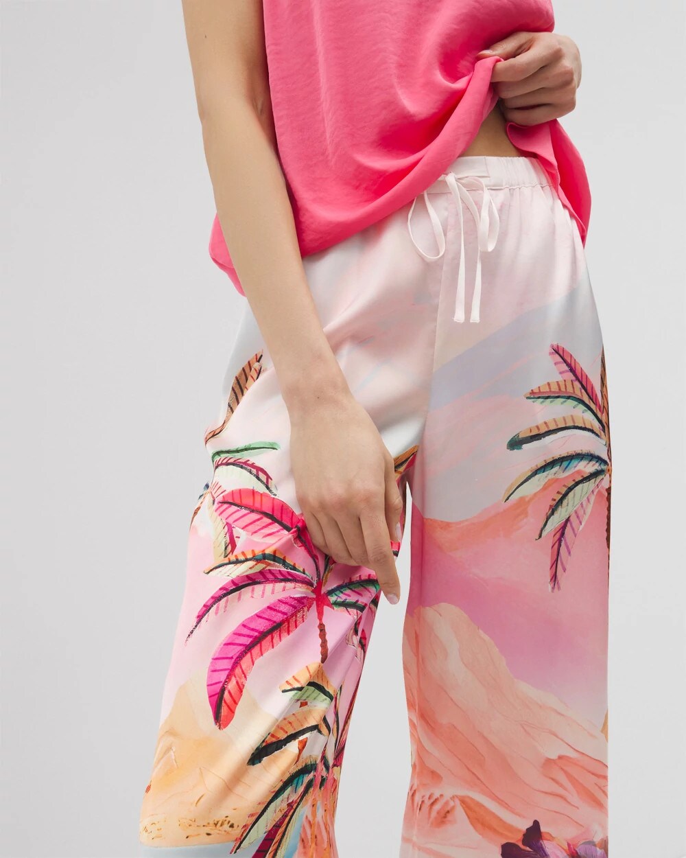 Printed Pajama Pants