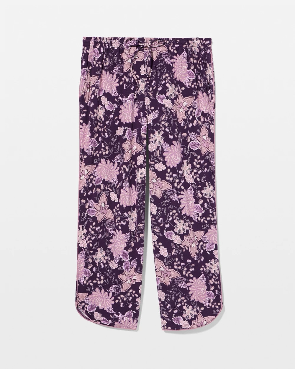 Piped Crop Pajama Pants