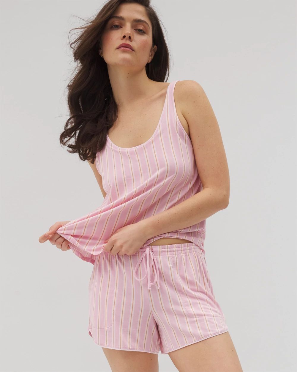 Cool Nights Printed Pajama Shorts