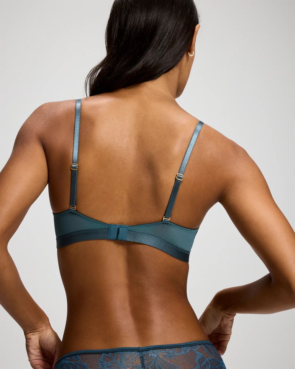 Lightly Lined Smooth Lace Perfect Coverage Bra click to view larger image.