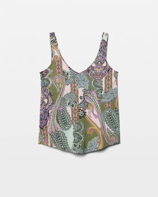 Pajama Tank With Piping
