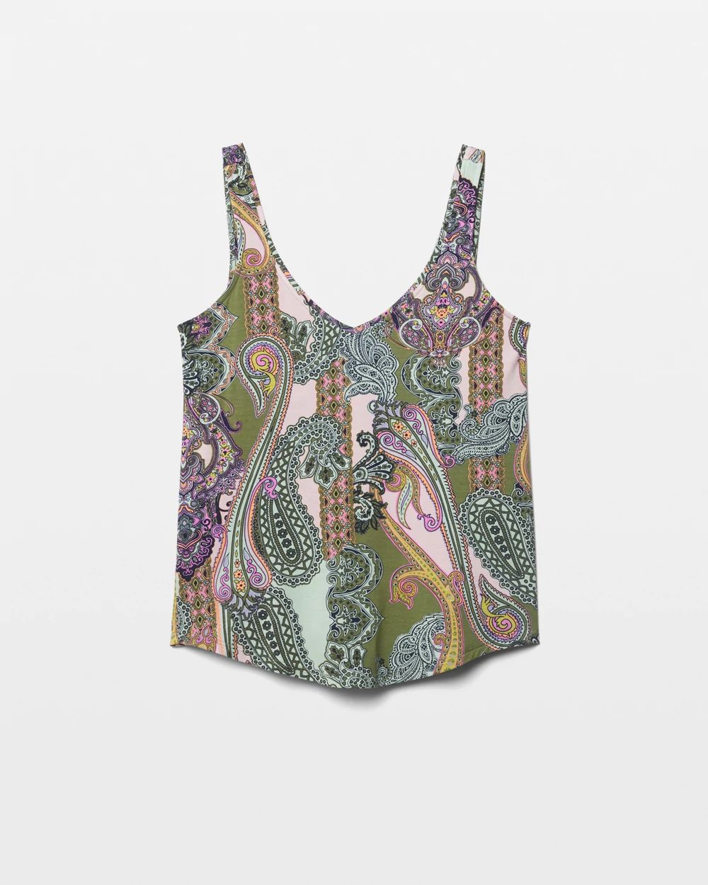 Pajama Tank With Piping