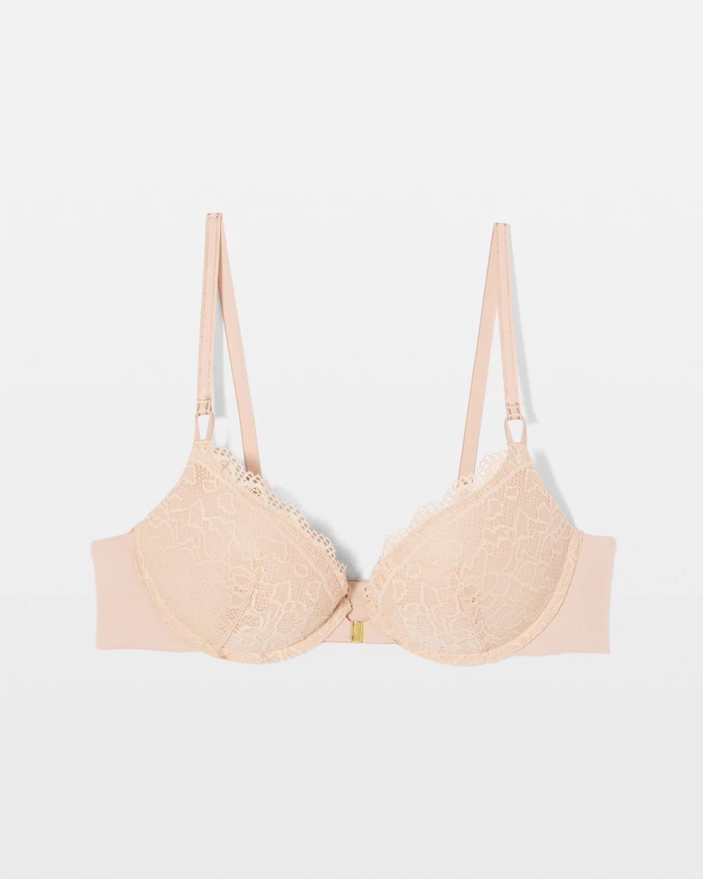 Embraceable Push-Up Front-Close Bra with Lace