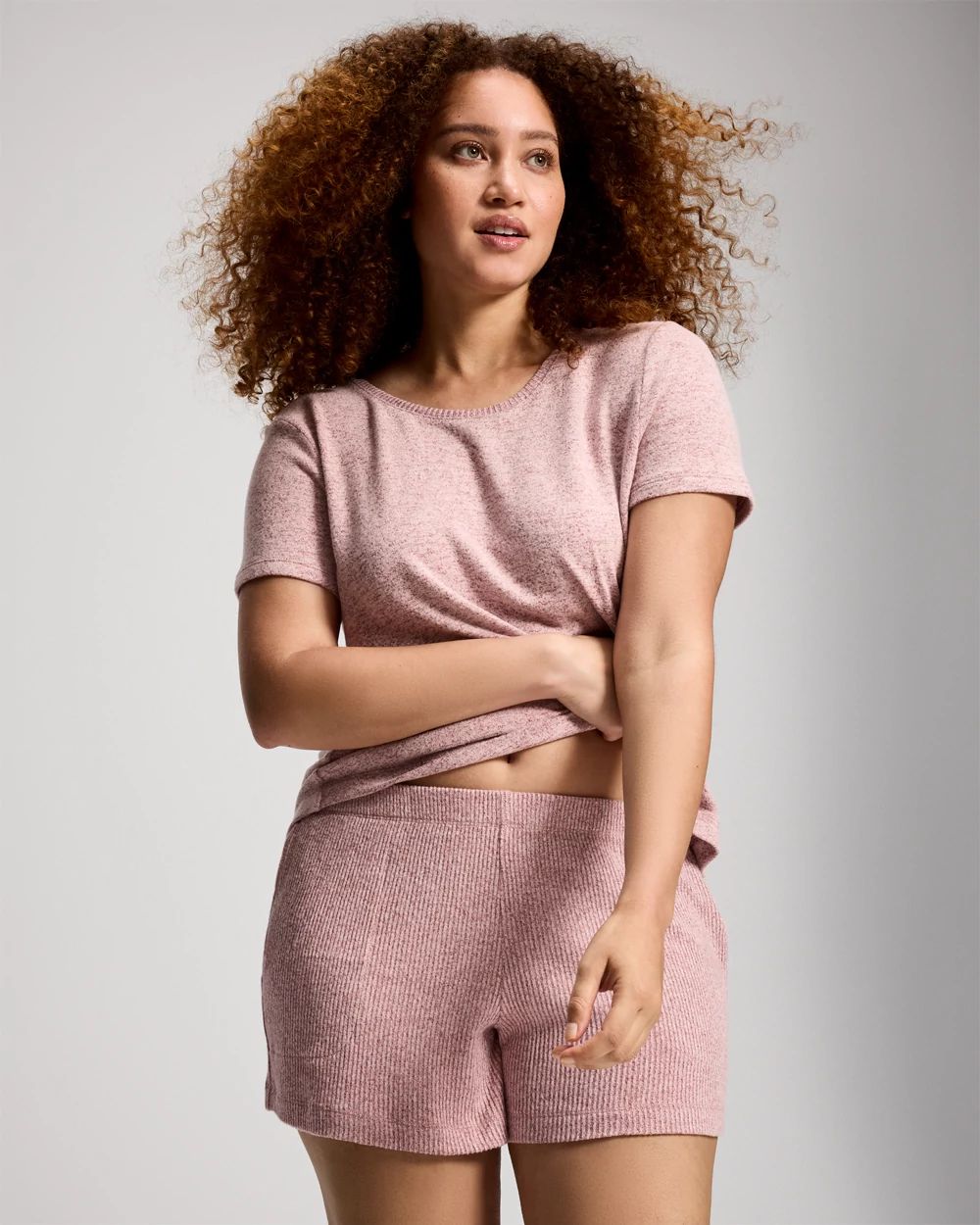 CozyLuxe Relaxed Pajama Shorts