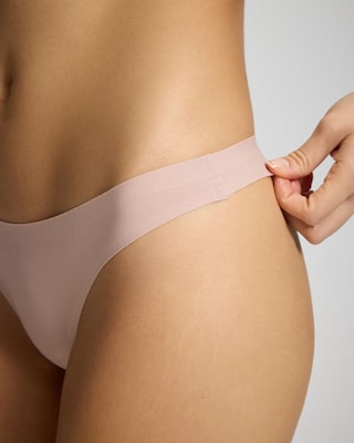 Soft Stretch Thong Panty click to view larger image.