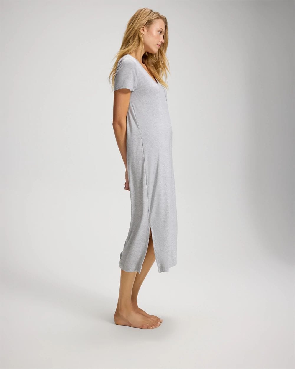 Short Sleeve Long Sleepshirt click to view larger image.