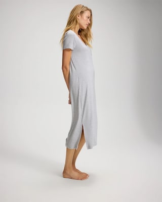 Short Sleeve Long Sleepshirt click to view larger image.