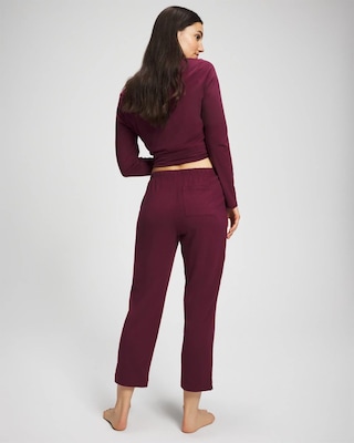 Crop Pajama Pants click to view larger image.